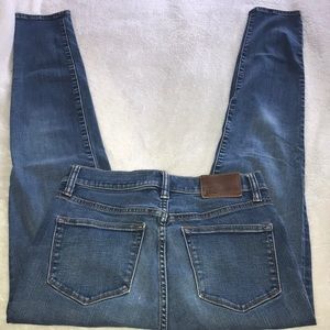 J Crew blue high rise skinny jeans